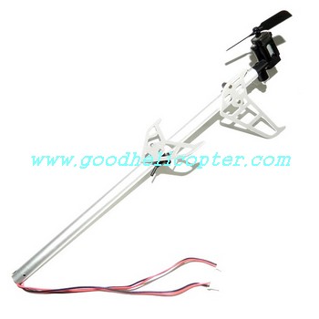 fq777-505 helicopter parts tail set (tail big boom + tail motor + tail motor deck + tail blade + tail decoration set)